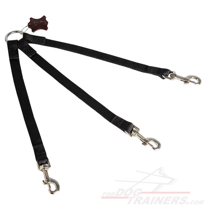 Triple dog leash coupler Clearance